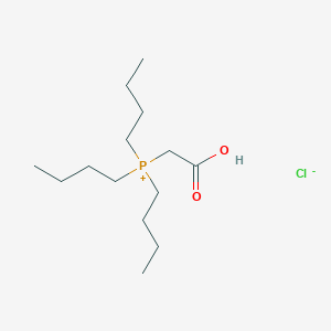 molecular formula C14H30ClO2P B073874 Tributyl(carboxymethyl)phosphanium chloride CAS No. 1519-43-3