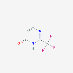 molecular formula C5H3F3N2O B073881 2-(Trifluoromethyl)pyrimidin-4-ol CAS No. 1546-80-1