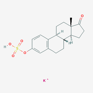 molecular formula C18H22KO5S+ B073888 Estra-1,3,5(10)-trien-17-one, 3-(sulfooxy)-, potassium salt CAS No. 1240-04-6