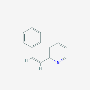 molecular formula C13H11N B073921 2-[(Z)-2-Phenylethenyl]pyridine CAS No. 1519-59-1