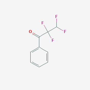molecular formula C9H6F4O B073923 2,2,3,3-Tetrafluoro-1-phenylpropan-1-one CAS No. 1428-62-2