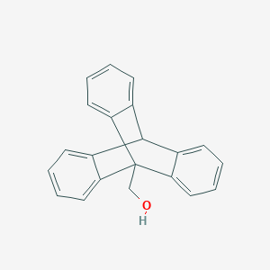 molecular formula C21H16O B073941 9,10[1',2']-Benzenoanthracene-9(10H)-methanol CAS No. 1469-57-4