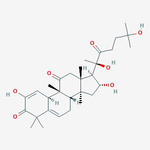 molecular formula C30H44O7 B073944 Cucurbitacin L CAS No. 1110-02-7
