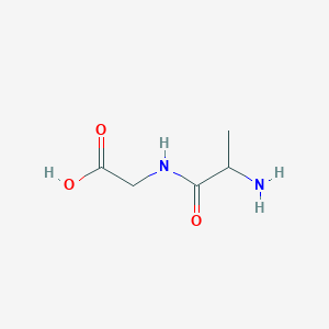 molecular formula C5H10N2O3 B073948 Dl-alanyl-glycine CAS No. 1188-01-8