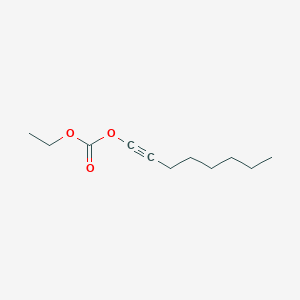 molecular formula C11H18O3 B073957 ethyl oct-1-ynyl carbonate CAS No. 1322-12-9
