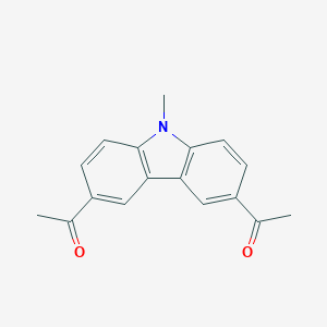 molecular formula C17H15NO2 B073963 3,6-Diacetyl-9-methyl-9H-carbazole CAS No. 1483-98-3