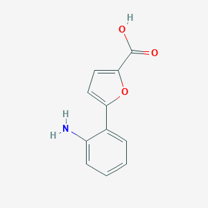 molecular formula C11H9NO3 B073964 5-(2-氨基苯基)呋喃-2-羧酸 CAS No. 65172-75-0