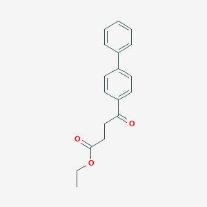 molecular formula C18H18O3 B073969 Ethyl 4-oxo-4-(4-phenylphenyl)butanoate CAS No. 1230-54-2