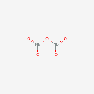 molecular formula Nb2O5 B073970 铌(V) 氧化物 CAS No. 1313-96-8
