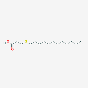 molecular formula C15H30O2S B073971 3-(十二烷硫基)丙酸 CAS No. 1462-52-8