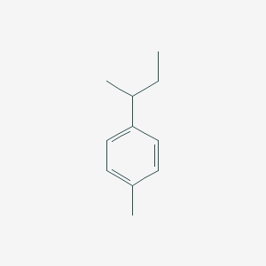 molecular formula C11H16 B073978 1-Methyl-4-(1-methylpropyl)-benzene CAS No. 1595-16-0