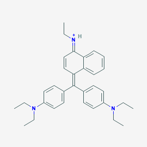 molecular formula C33H40N3+ B073984 Pigment Blue 1 CAS No. 1325-87-7