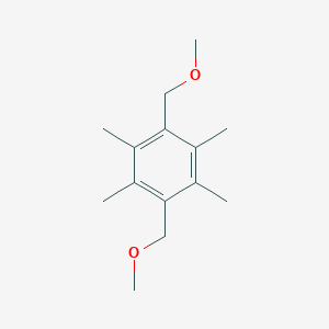 molecular formula C14H22O2 B073987 1,4-Bis(methoxymethyl)-2,3,5,6-tetramethylbenzene CAS No. 1424-78-8