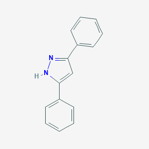 molecular formula C15H12N2 B073989 3,5-Diphenyl-1H-pyrazole CAS No. 1145-01-3