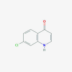 molecular formula C9H6ClNO B073993 7-Chloro-4-hydroxyquinoline CAS No. 86-99-7