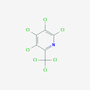 molecular formula C6Cl7N B073996 2,3,4,5-Tetrachloro-6-(trichloromethyl)pyridine CAS No. 1134-04-9