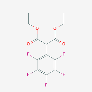 molecular formula C13H11F5O4 B074001 五氟苯基丙二酸二乙酯 CAS No. 1582-05-4