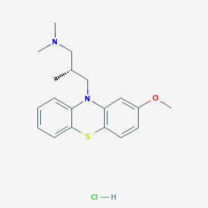 molecular formula C19H24N2OS.ClH B074011 Levomepromazine hydrochloride CAS No. 1236-99-3