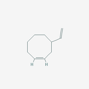molecular formula C10H16 B074012 Cyclooctene, 4-ethenyl- CAS No. 1124-45-4