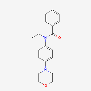 molecular formula C19H22N2O2 B7401248 N-ethyl-N-(4-morpholin-4-ylphenyl)benzamide 