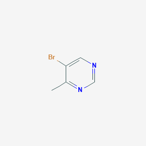 molecular formula C5H5BrN2 B074025 5-溴-4-甲基嘧啶 CAS No. 1439-09-4