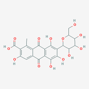 molecular formula C22H20O13 B074029 胭脂虫 CAS No. 1343-78-8
