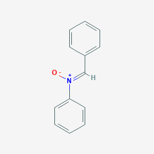 molecular formula C13H11NO B074032 Benzenamine, N-(phenylmethylene)-, N-oxide CAS No. 1137-96-8