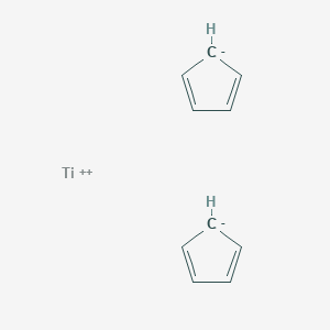 molecular formula 2C5H5.H4Ti B074037 Dicyclopentadienyltitanium CAS No. 1271-29-0