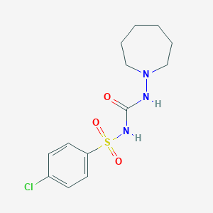 molecular formula C13H18ClN3O3S B074039 Glypinamide CAS No. 1228-19-9
