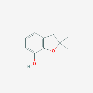 molecular formula C10H12O2 B074064 2,3-Dihydro-2,2-dimethyl-7-benzofuranol CAS No. 1563-38-8