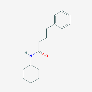 molecular formula C16H23NO B074076 N-cyclohexyl-4-phenylbutanamide CAS No. 64353-78-2