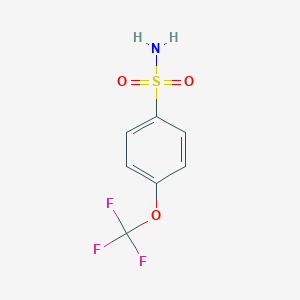 molecular formula C7H6F3NO3S B074078 4-(Trifluoromethoxy)benzenesulfonamide CAS No. 1513-45-7