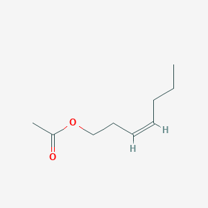 molecular formula C9H16O2 B074082 cis-3-Heptenyl acetate CAS No. 1576-78-9