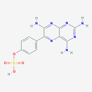 molecular formula C12H11N7O4S B074092 羟基三氨噻嗪硫酸盐 CAS No. 1476-48-8