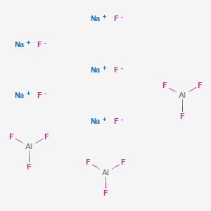 B074097 Pentasodium;trifluoroalumane;pentafluoride CAS No. 1302-84-7