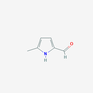 molecular formula C6H7NO B074104 5-甲基-1H-吡咯-2-甲醛 CAS No. 1192-79-6