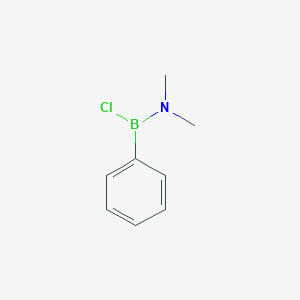molecular formula C8H11BClN B074107 1-Chloro-N,N-dimethyl-1-phenylboranamine CAS No. 1196-44-7