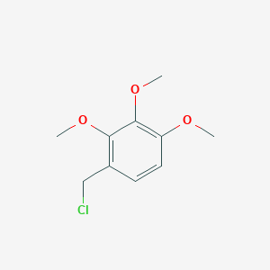 molecular formula C10H13ClO3 B074109 Toluene, alpha-chloro-2,3,4-trimethoxy- CAS No. 1133-49-9