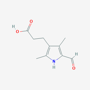 3-(5-formyl-2,4-dimethyl-1H-pyrrol-3-yl)propanoic Acid