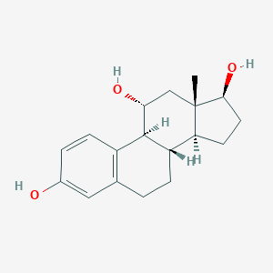molecular formula C18H24O3 B074126 Estra-1,3,5(10)-triene-3,11,17-triol, (11alpha,17beta)- CAS No. 1464-61-5