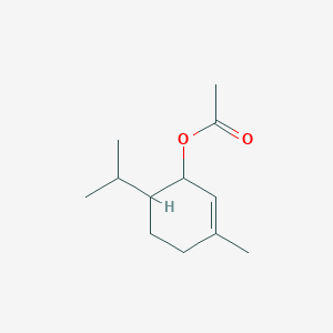 molecular formula C12H20O2 B074130 6-(Isopropyl)-3-methylcyclohex-2-en-1-yl acetate CAS No. 1204-30-4