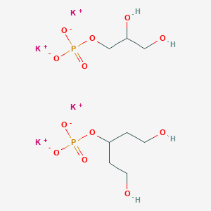 molecular formula C8H18K4O12P2 B074131 Potassium glycerophosphate trihydrate CAS No. 1319-70-6