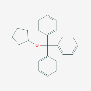 molecular formula C24H24O B074132 Cyclopentyl(triphenylmethyl)ether CAS No. 1241-40-3
