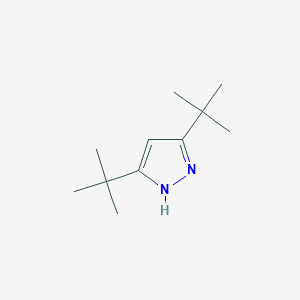 molecular formula C11H20N2 B074133 3,5-di-tert-butyl-1H-pyrazole CAS No. 1132-14-5