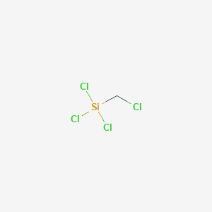 molecular formula CH2Cl4Si B074141 (Chloromethyl)trichlorosilane CAS No. 1558-25-4
