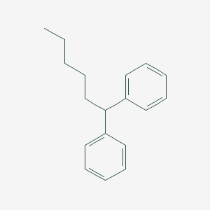 molecular formula C18H22 B074154 1,1-Diphenylhexane CAS No. 1530-04-7