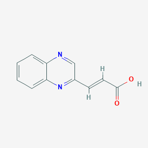 2-Quinoxalineacrylic acid