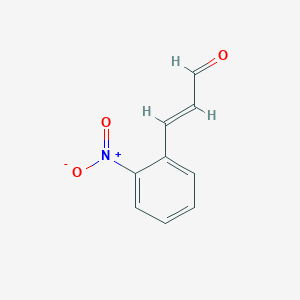molecular formula C9H7NO3 B074183 2-Nitrocinnamaldehyde CAS No. 1466-88-2