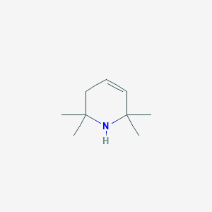 molecular formula C9H17N B074203 2,2,6,6-tetramethyl-1,2,3,6-tetrahydropyridine CAS No. 1124-69-2