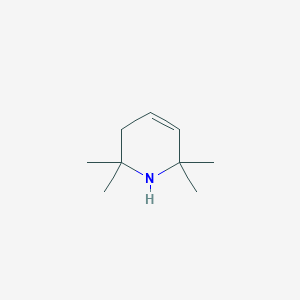 molecular formula C9H17N B074203 Piperidine, 3,4-didehydro-2,2,6,6-tetramethyl- CAS No. 1124-69-2